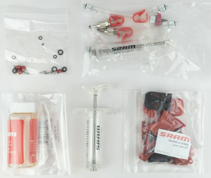 SRAM Pro Entlüftungskit/Bleed Kit mit DOT 5.1 Bremsflüssigkeit