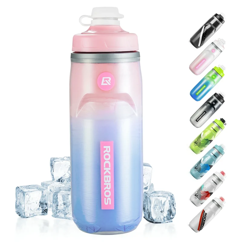 Trinkflasche Fahrrad 620 ml 5 H Kühlenhalten