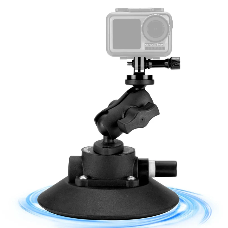 Action-Kamera Saugnapfhalterung Auto Saugnapfhalter mit Pumpe und Magic Arm Autohalterung