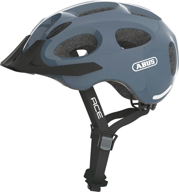 Abus Youn-I Ace Glacier Blue LED Rücklicht