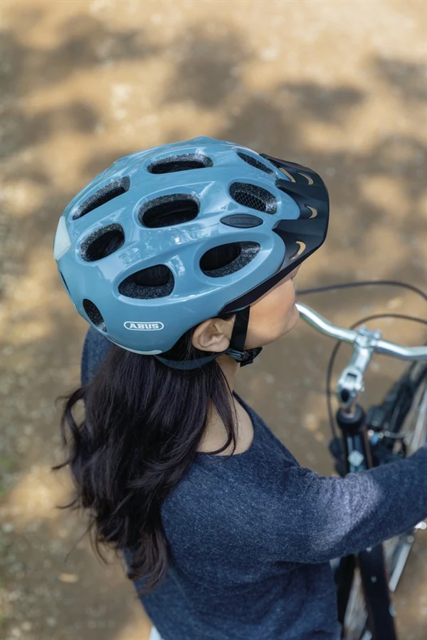 Abus Youn-I Ace Glacier Blue LED Rücklicht