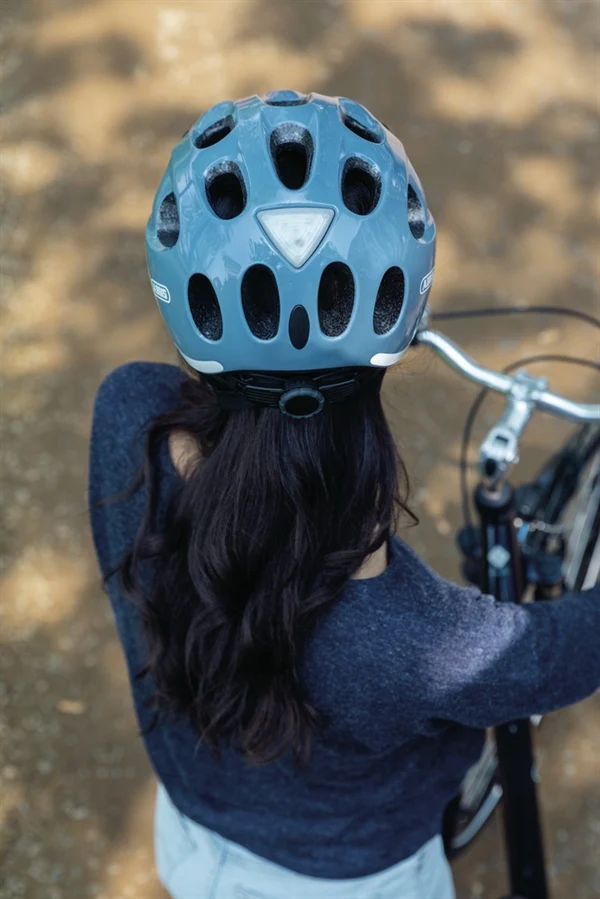Abus Youn-I Ace Glacier Blue LED Rücklicht