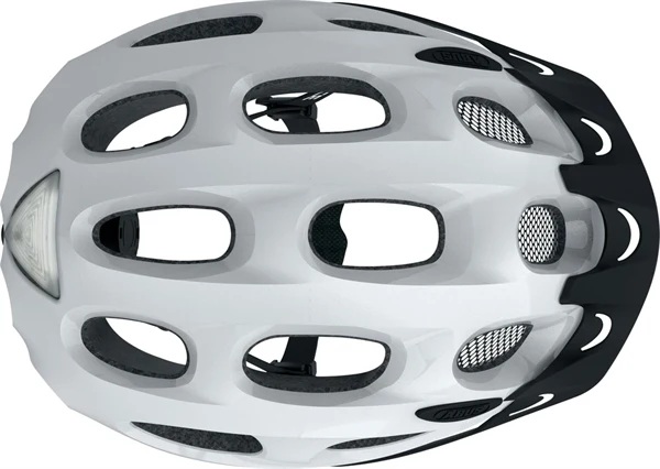Abus Youn-I Ace Pearl White LED Rücklicht