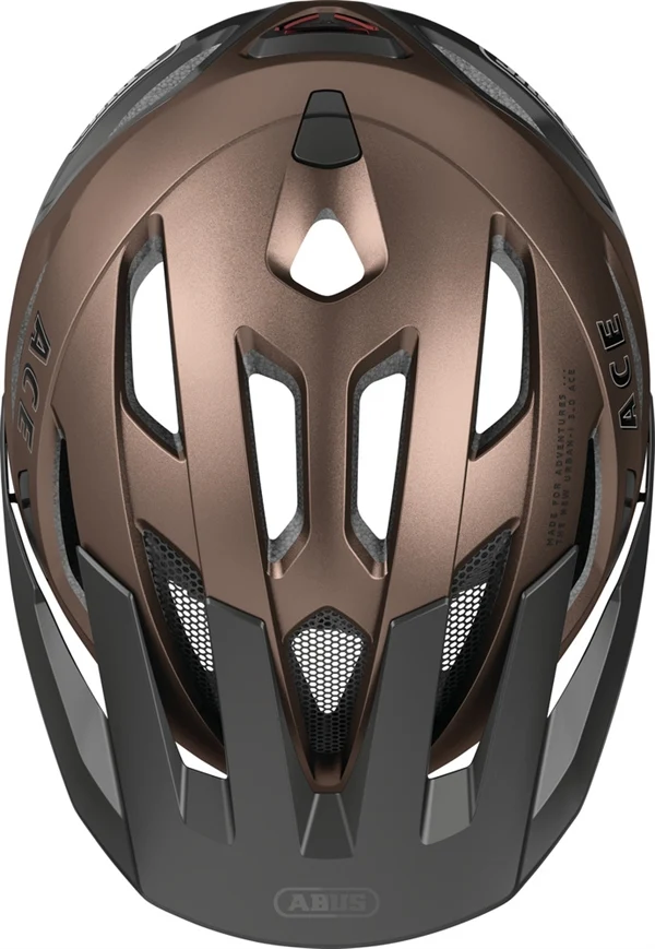 Abus Urban-I 3.0 Ace Metallic Copper LED Rücklicht