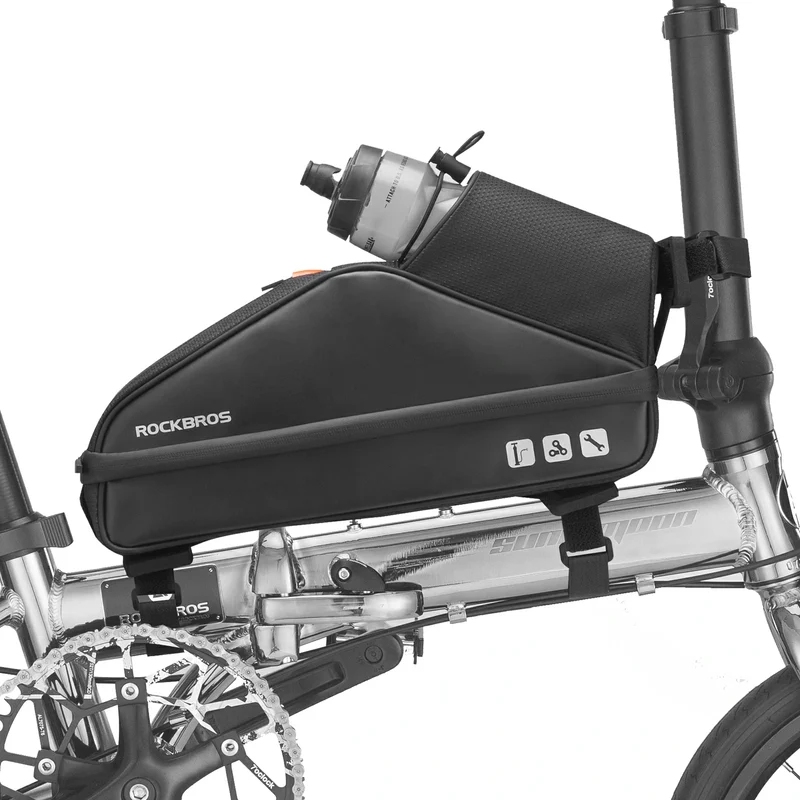 Fahrradtasche Wasserdicht Rahmentasche Dreieckstasche mit Wasserflaschentasche ca. 3L