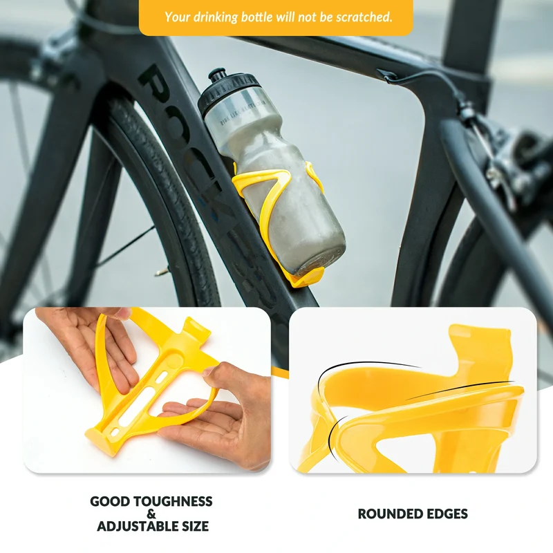 Flaschenhalter Fahrrad 2er-Pack Getränkehalter Fahrrad,Leichtgewicht 5 Farbe