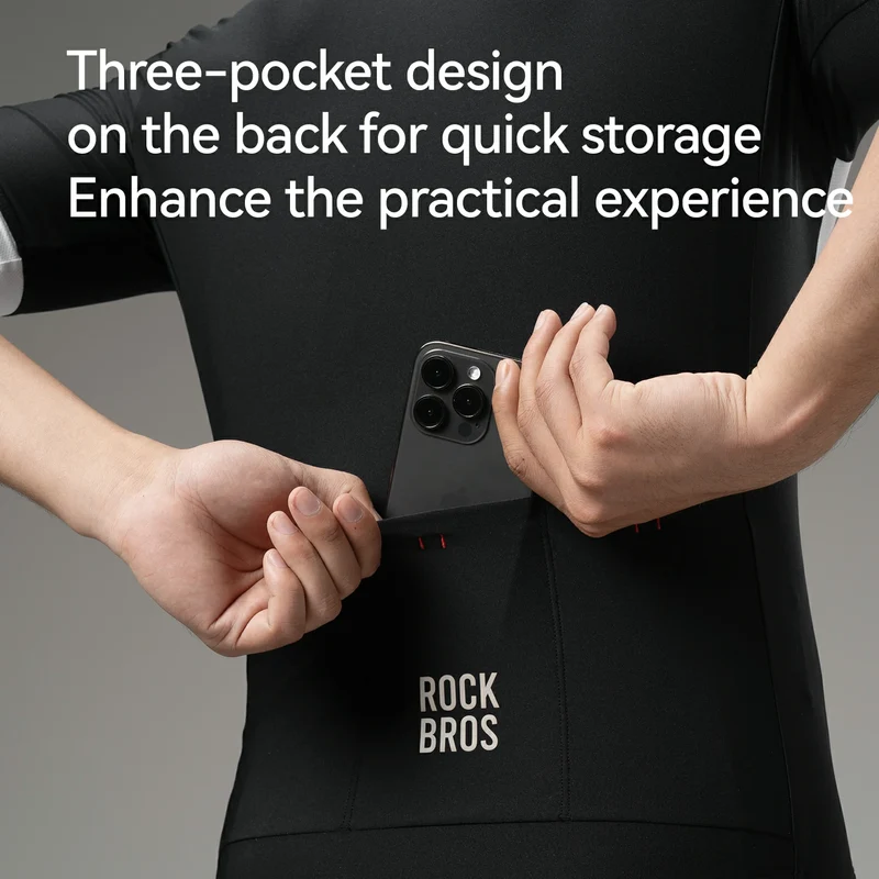 Herren Radtrikot Kurzarm im Colorblock-Design