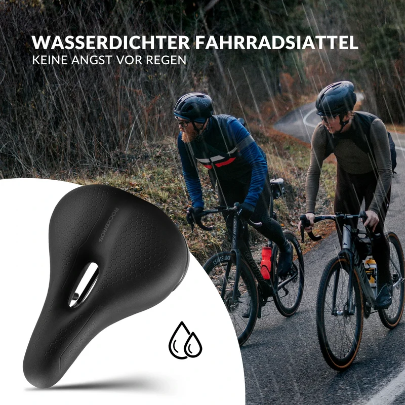 Fahrradsattel Fahrradsitz 5cm Memory Foam Atmungsaktiv Wasserdicht 3 Type