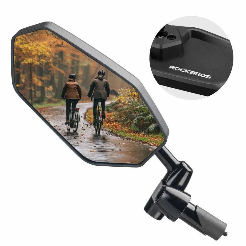 Fahrradspiegel Rückspiegel – Weitwinkel, Blendfrei, Rückblicksicher