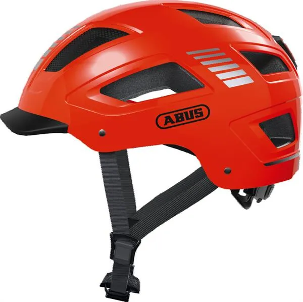 Abus Hyban 2.0 Signal Orange mit LED-Rücklicht