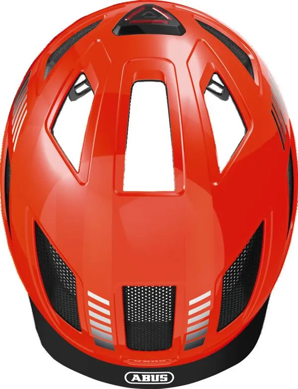 Abus Hyban 2.0 Signal Orange mit LED-Rücklicht