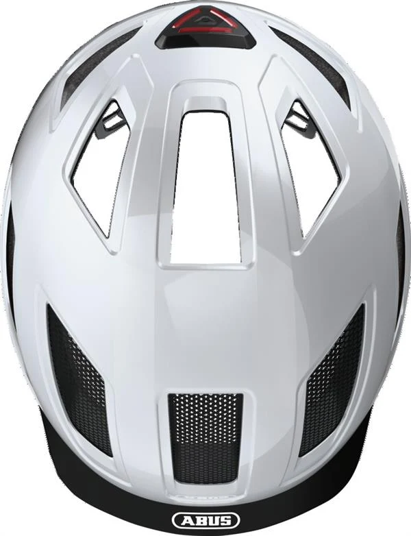 Abus Hyban 2.0 Polar White mit LED-Rücklicht