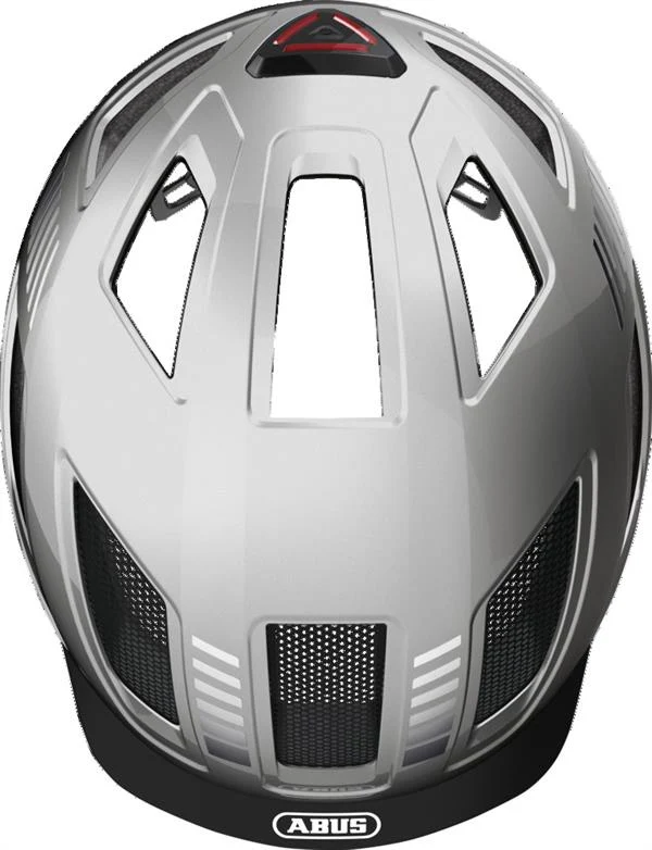 Abus Hyban 2.0 Signal Silver mit LED-Rücklicht