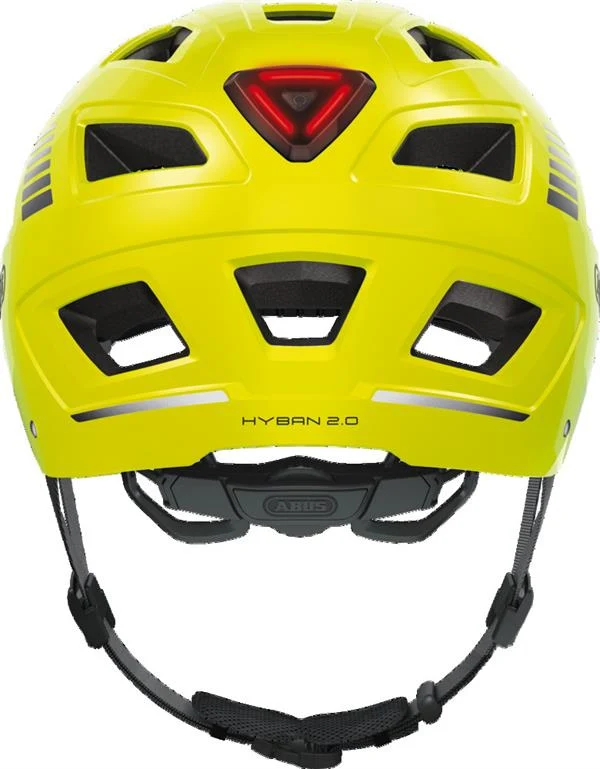 Abus Hyban 2.0 Signal Yellow mit LED-Rücklicht