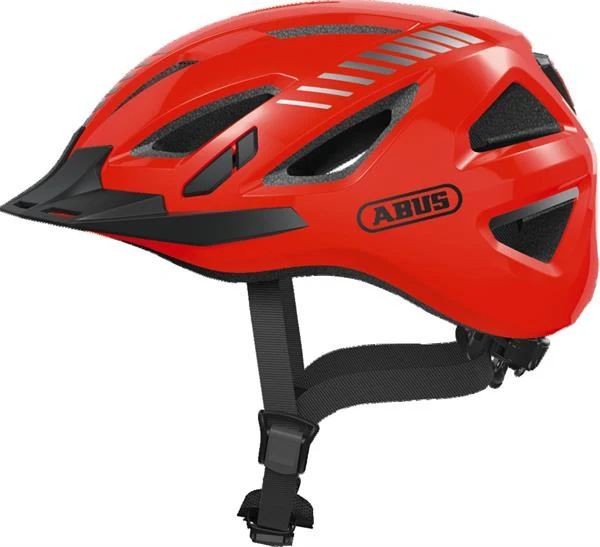 Abus Urban-I 3.0 Signal Orange mit LED Rücklicht