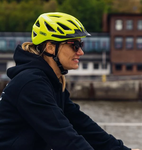 Abus Urban-I 3.0 Signal Yellow mit LED Rücklicht