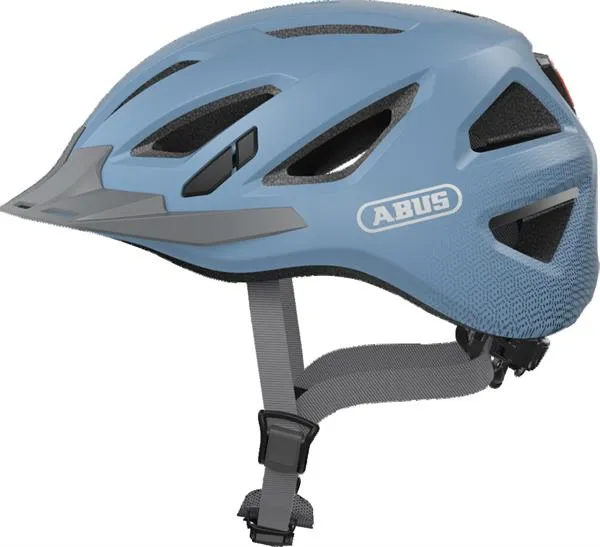 Abus Urban-I 3.0 Glacier Blue mit LED Rücklicht