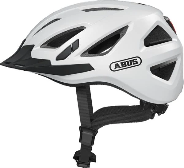 Abus Urban-I 3.0 Polar White mit LED Rücklicht