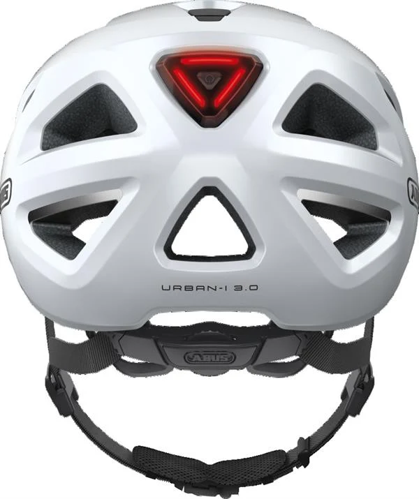 Abus Urban-I 3.0 Polar White mit LED Rücklicht