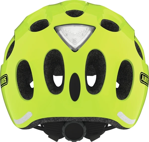 Abus Youn-I Neon Yellow mit LED Rücklicht
