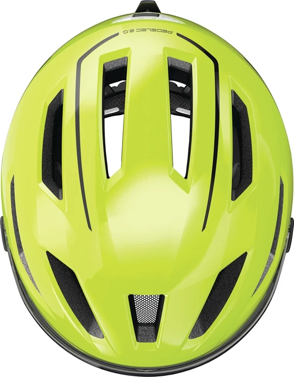 Abus Pedelec 2.0 ACE Signal Yellow mit LED Rücklicht