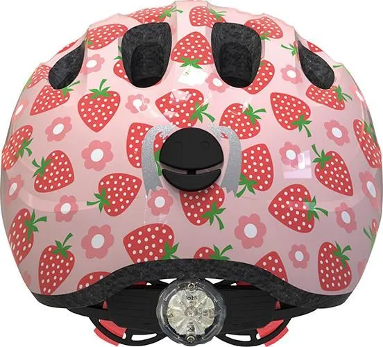 Abus Smiley 2.1 Rose Strawberry mit LED Rücklicht