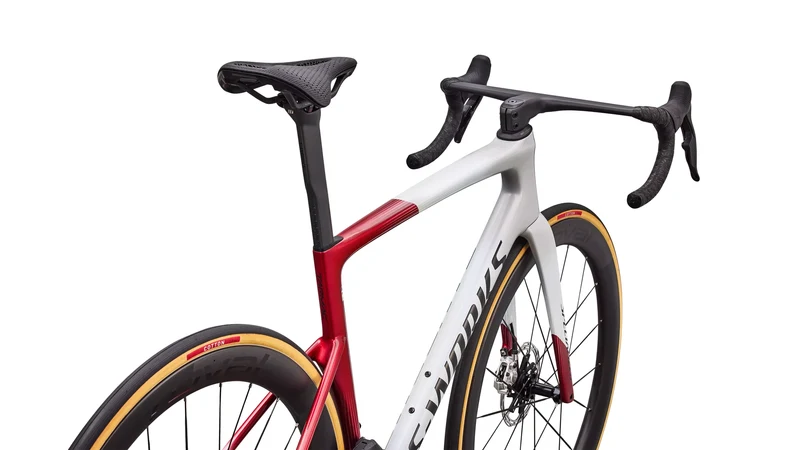 Specialized Tarmac SL9 S-Works AXS Gloss White Silver Metallic / Gloss Ruby Metallic 2027