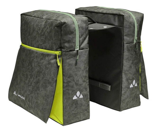 Vaude Twin Zipper Fahrradtasche khaki