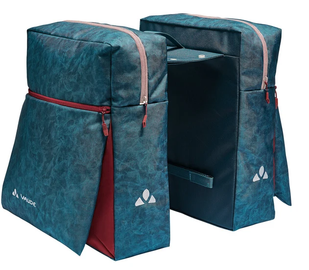 Vaude Twin Zipper Fahrradtasche dark petrol