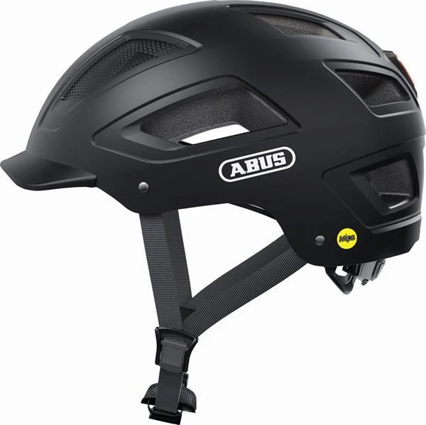 Abus Hyban 2.0 Mips Velvet Black mit LED-Rücklicht