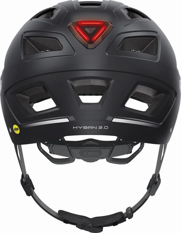 Abus Hyban 2.0 Mips Velvet Black mit LED-Rücklicht
