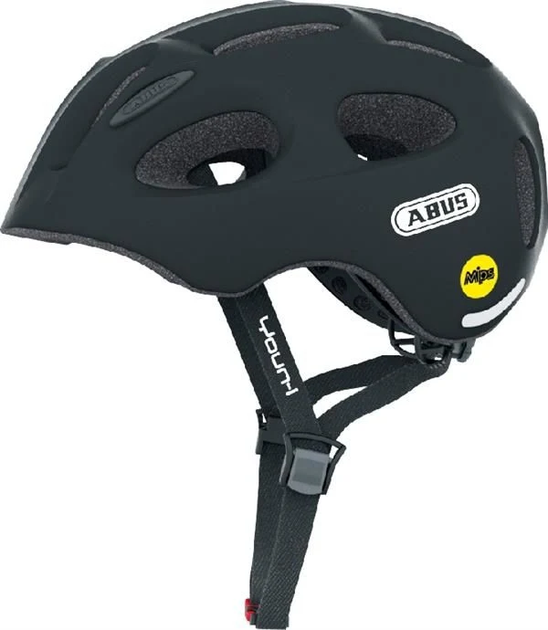 Abus Youn-I Black Mips mit LED Rücklicht