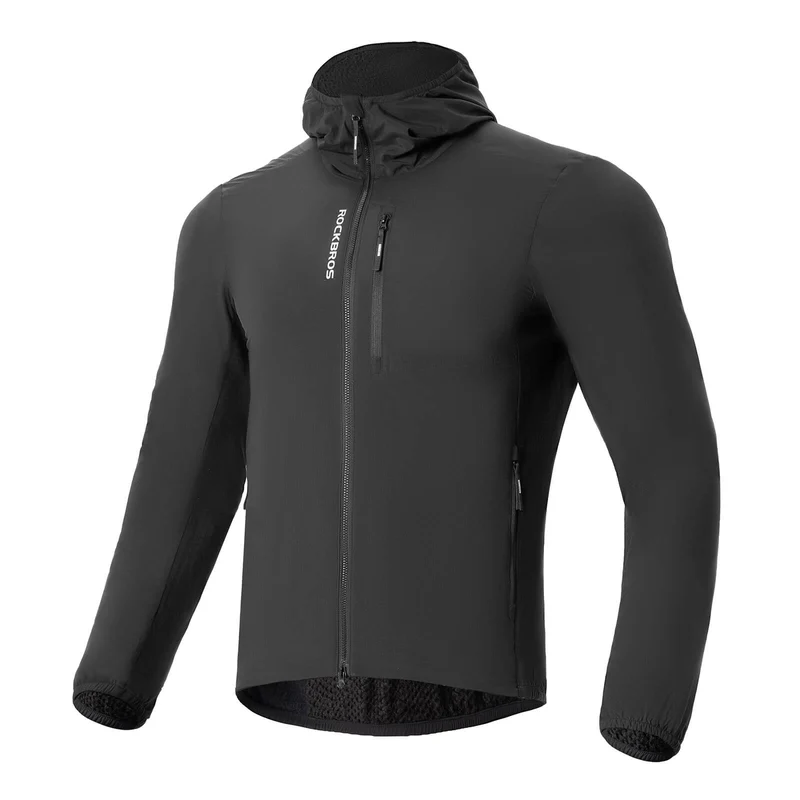Fahrradjacke Herren Warm Winddicht Wasserabweisend Mit Fleece Reflektierend