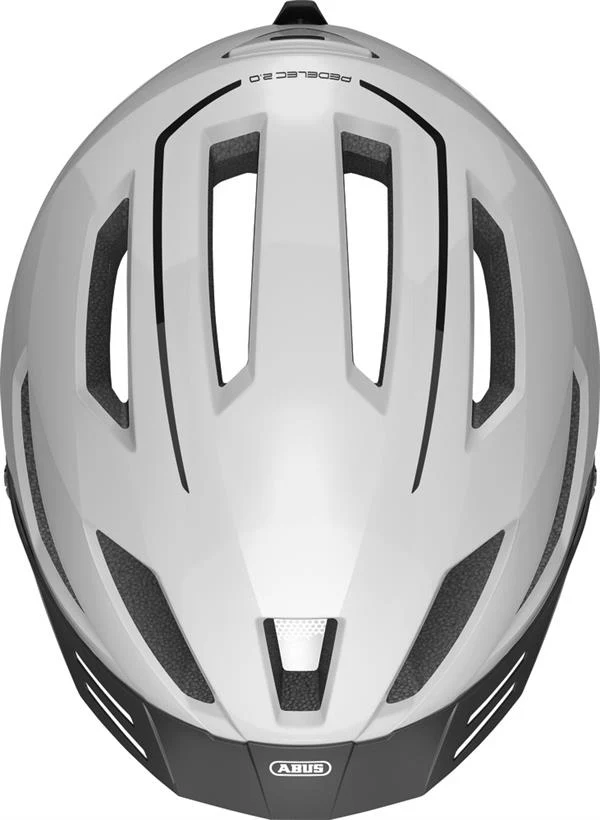 Abus Pedelec 2.0 Pearl White mit LED Rücklicht