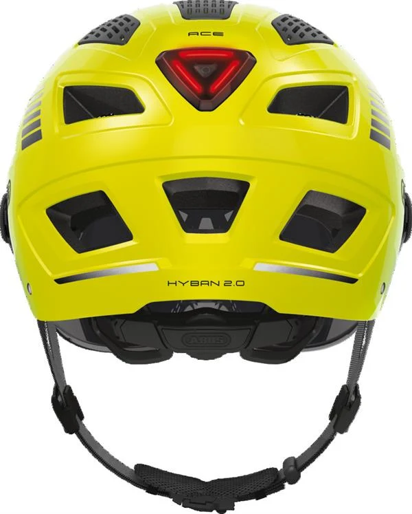 Abus Hyban 2.0 ACE Signal Yellow mit LED Rücklicht