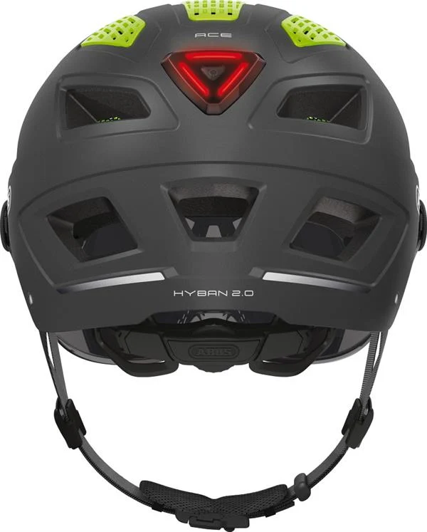 Abus Hyban 2.0 ACE Titan mit LED Rücklicht