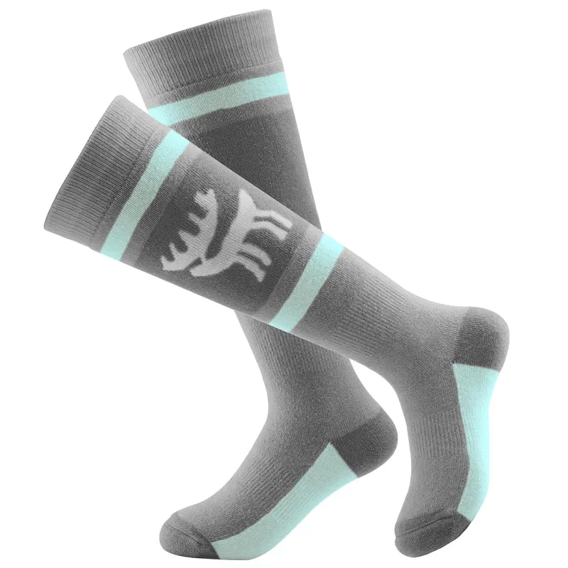 Qunature Jungen Skisocken Kinder Thermosocken