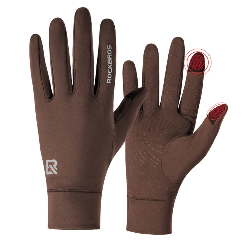 ROCKBROS Fahrradhandschuhe Anti-Rutsch Reflektierend