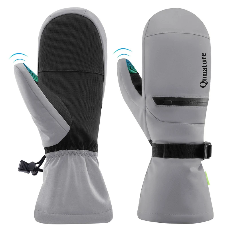 Qunature Wasserdichte Skihandschuhe XS-XL
