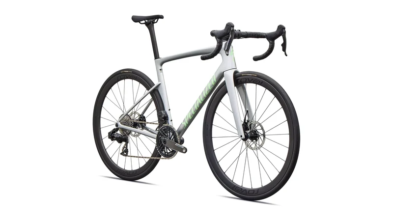 Specialized Tarmac SL9 Expert AXS Gloss Silver Dust / Powder Lime 2027