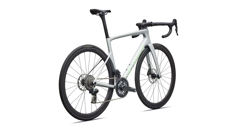 Specialized Tarmac SL9 Expert AXS Gloss Silver Dust / Powder Lime 2027