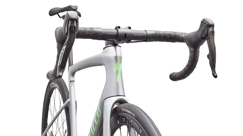 Specialized Tarmac SL9 Expert AXS Gloss Silver Dust / Powder Lime 2027