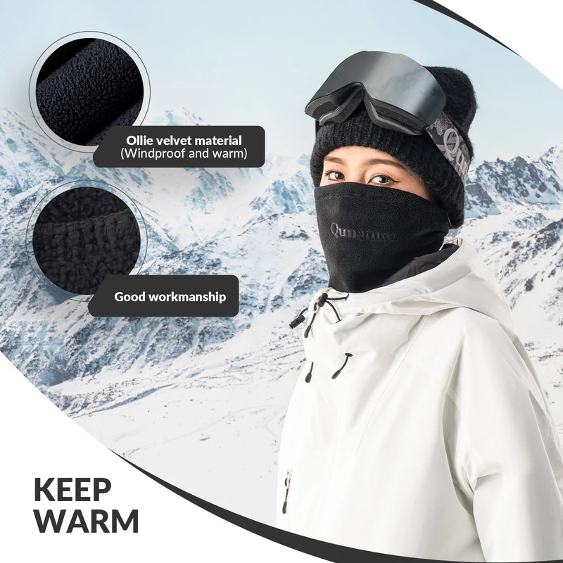 Qunature Winddichte Fleece Sturmhaube Balaclava Skimaske Warm
