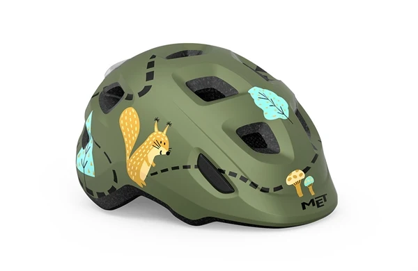 Met Hooray Mips Green Forest Glossy Grønt spænde