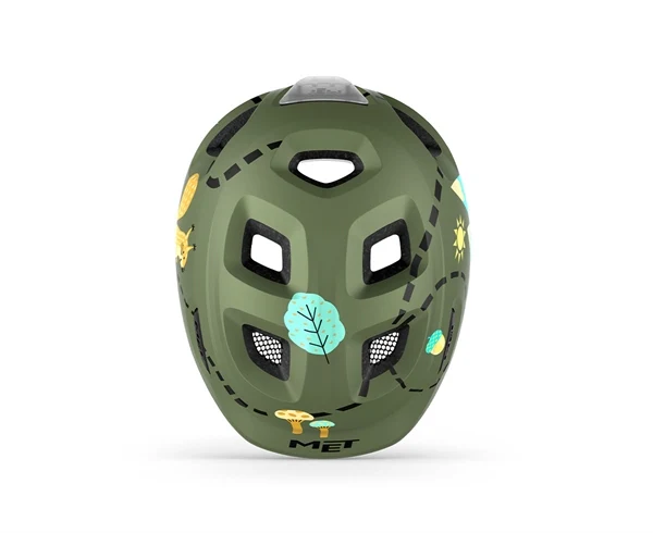 Met Hooray Mips Green Forest Glossy Grønt spænde