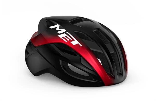 Met Rivale Mips Black Red Metallic Glossy