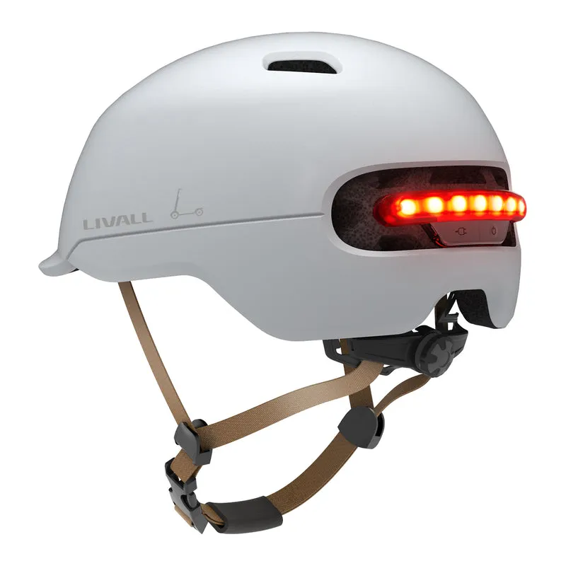 Livall C20 White mit LED Licht