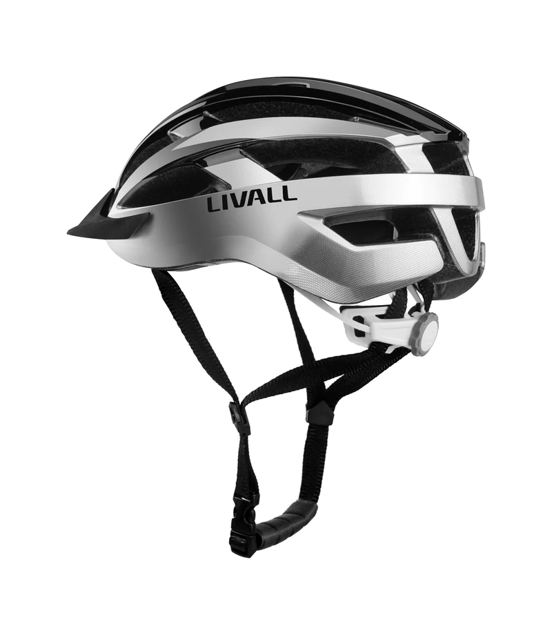 Livall MT1 Neo Silver Black Bluetooth Led