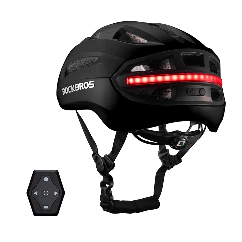 Fernsteuerbarer Smart Fahrradhelm mit Licht