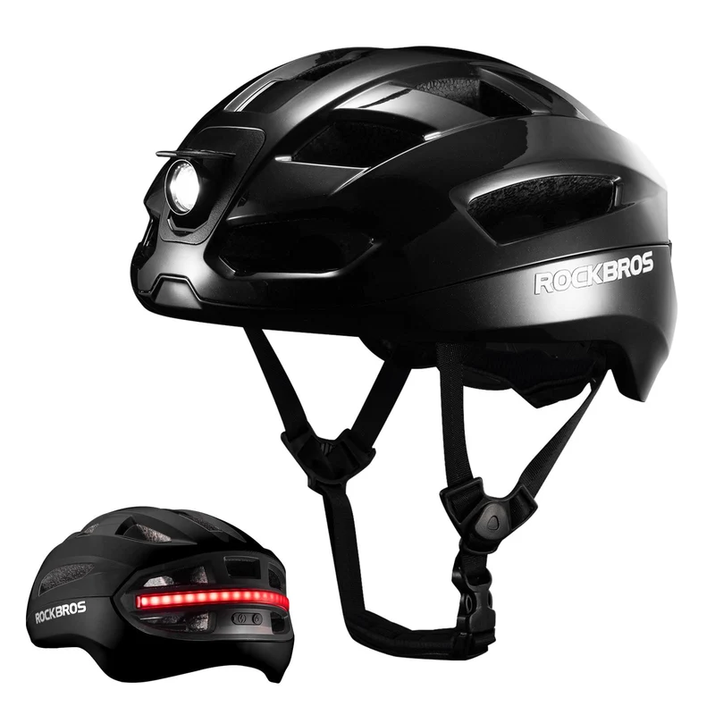 Fernsteuerbarer Smart Fahrradhelm mit Licht